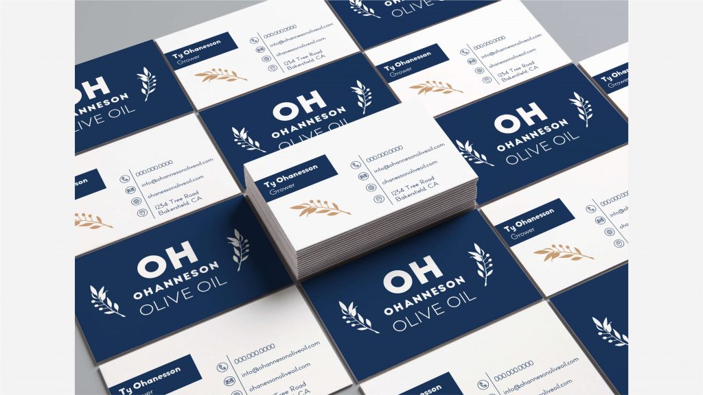 Oh Olive Oil Business Cards